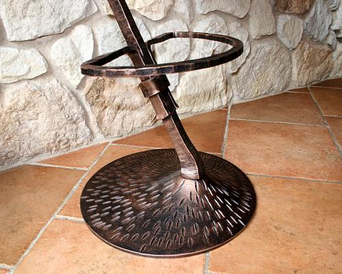 Custom Unique Forged Iron Bar Stools