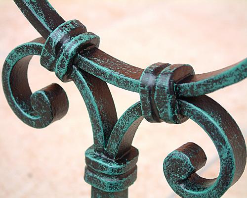 Iron balcony railing