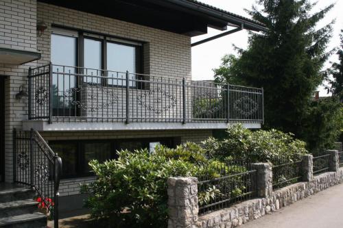 Steel railings