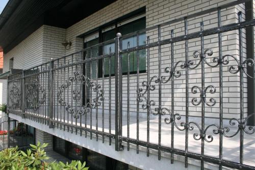 Steel railings