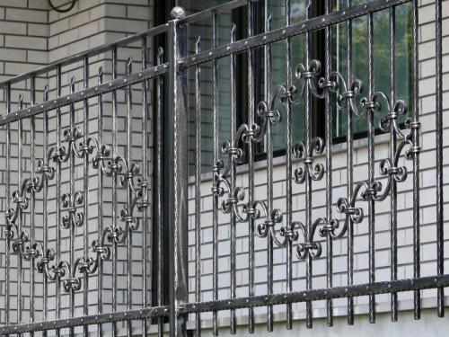 Steel railings