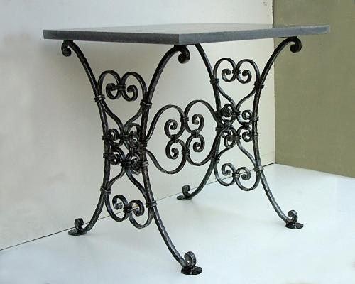 Forged Iron Steel Table 