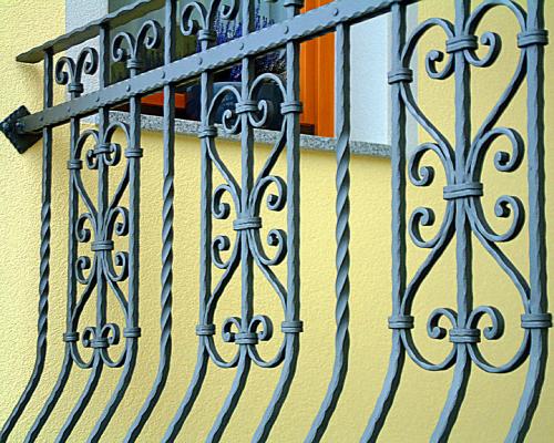 Forged steel custom railings