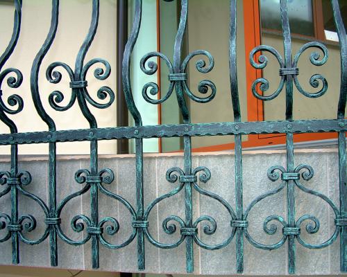 Unique balcony railing