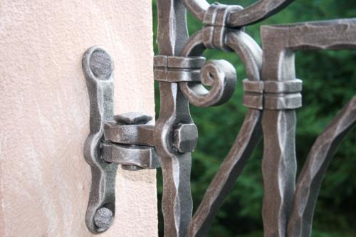 Forged balcony railing