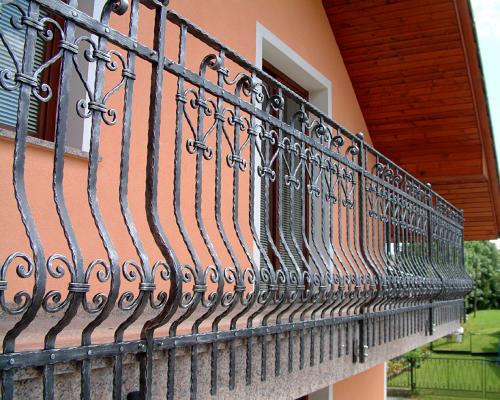 Forged iron balcony