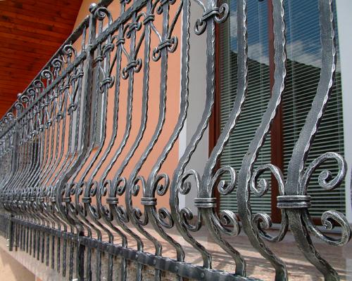 Forged iron balcony