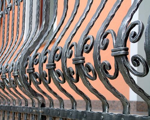 Forged iron balcony