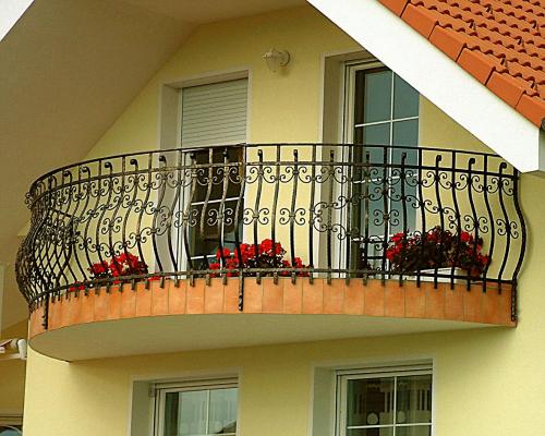 Iron fence balcony