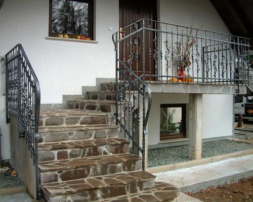 Forged railings terrace