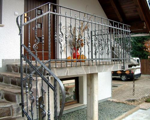 Forged railings terrace