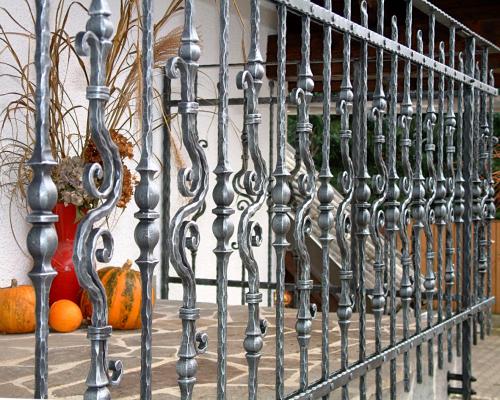 Forged railings terrace