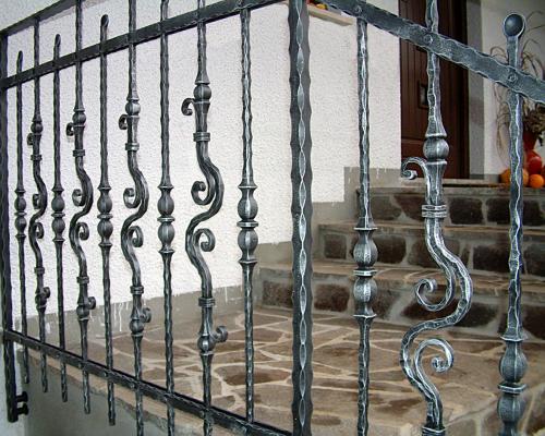 Forged railings terrace