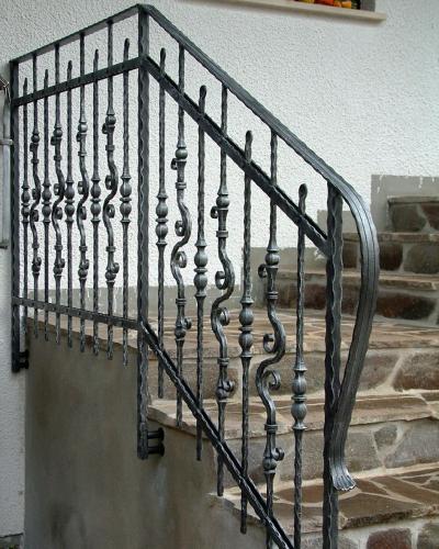 Forged railings terrace