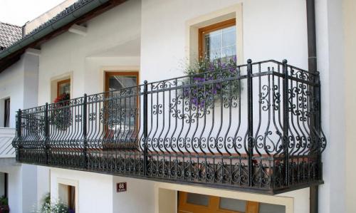 Custom steel railing