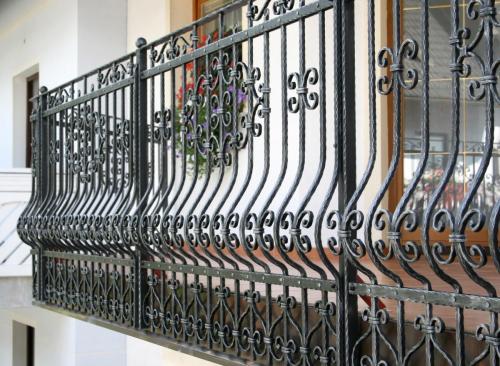 Custom steel railing