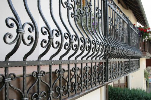 Custom steel railing