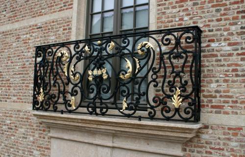 Forged french balcony custom