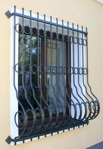 Custom Forged Iron Window Grids