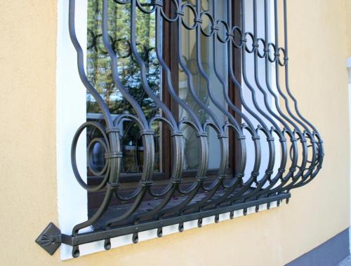 Custom Forged Iron Window Grids