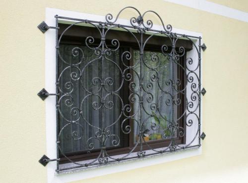 Iron Steel Grid Window