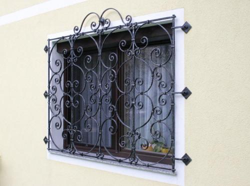 Iron Steel Grid Window