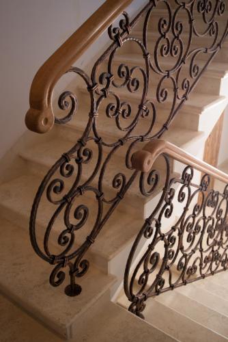 Unique Forged Stairway Railings