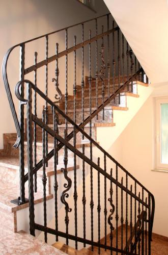 Custom Forged Stairway Railings