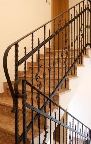 Custom Forged Stairway Railings