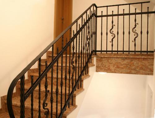 Custom Forged Stairway Railings