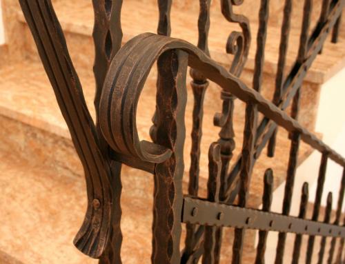 Custom Forged Stairway Railings