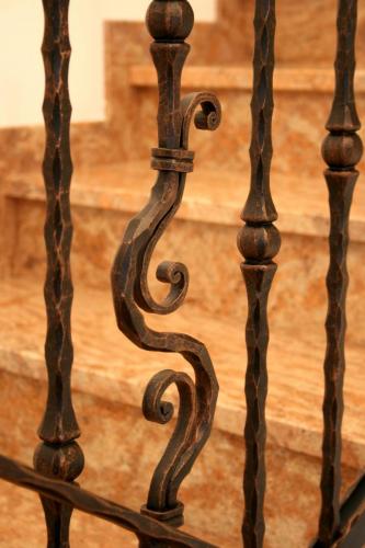 Custom Forged Stairway Railings