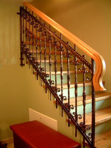 Custom Made Steel Stairway Railings