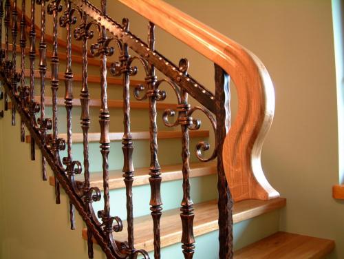 Custom Made Steel Stairway Railings