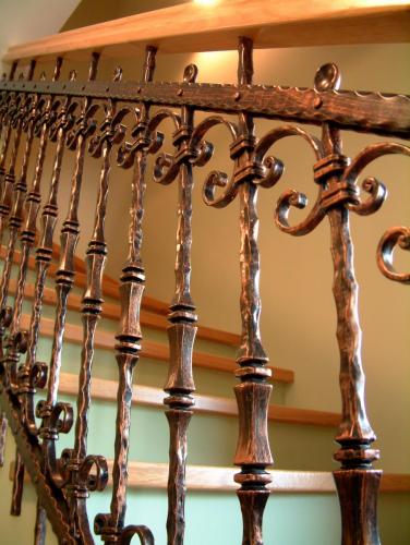 Custom Made Steel Stairway Railings