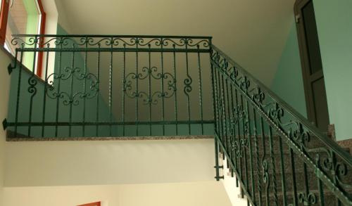 Custom Made Forged Steel Stairway Railings