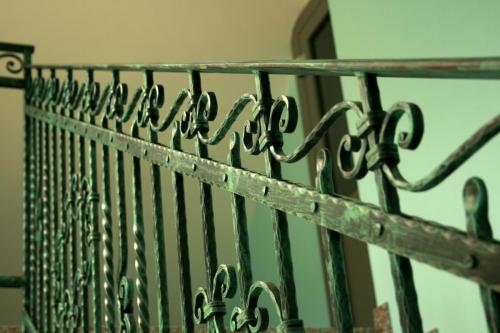 Custom Made Forged Steel Stairway Railings