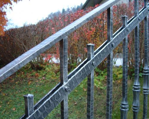 Elegant Forged Steel Stairway Railings