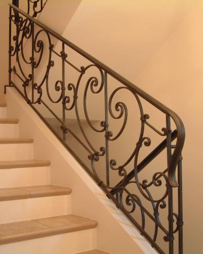 Forged Steel Stairway Railings For Sale