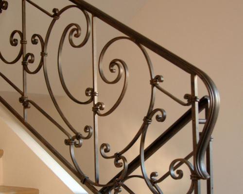 Forged Steel Stairway Railings For Sale