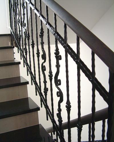 Hand Made Forged Steel Railings Custom