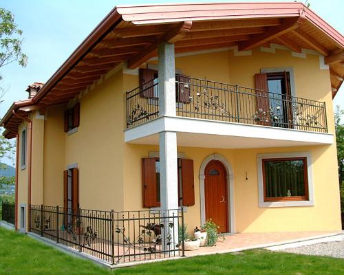 Forged fence on balcony