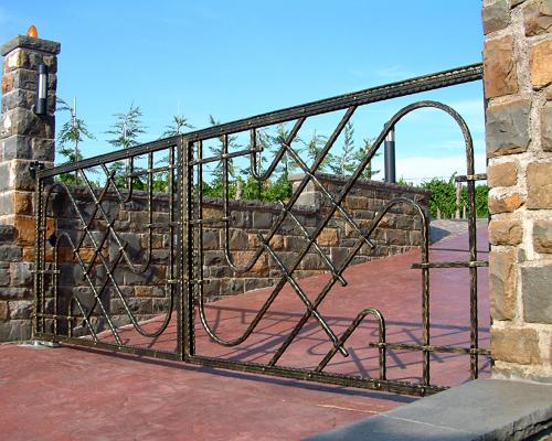 Forged Iron Gates