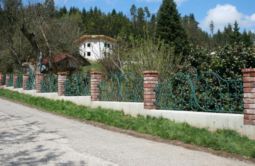 Forged Iron Garden Railing