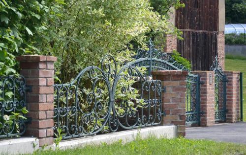 Forged Iron Garden Railing