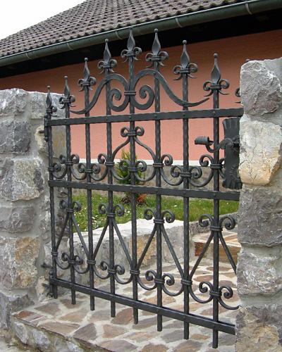 Custom Iron Garden Railing