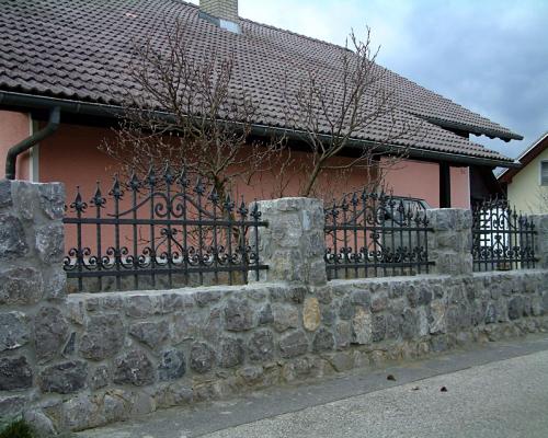 Custom Iron Garden Railing