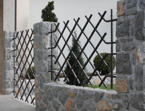 Forged Custom Iron Garden Railings