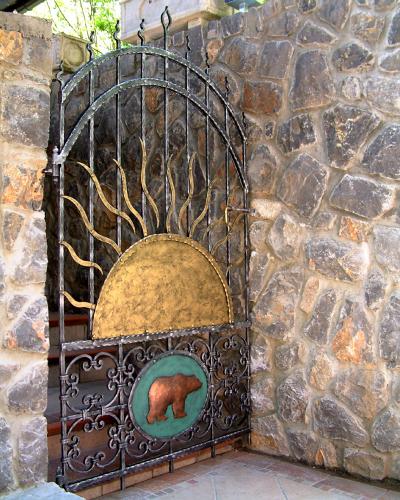 Forged Iron Gate