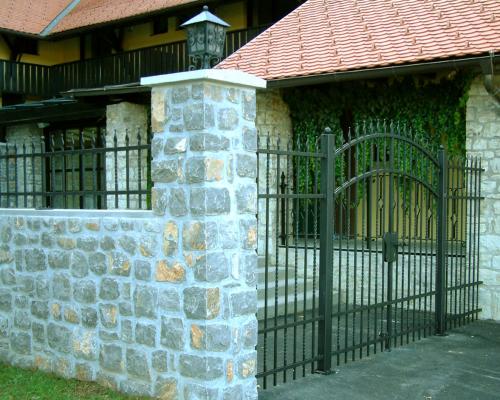 Custom Forged fence